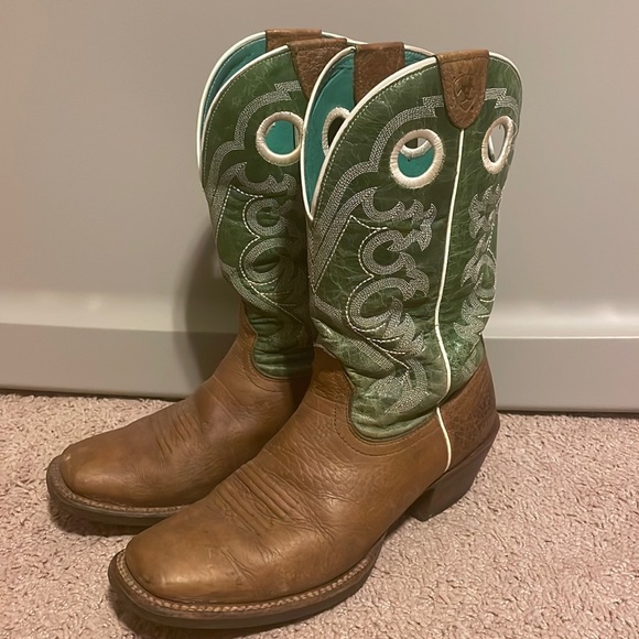 Ariat Shoes - Ariat - Heritage R Toe Western Boot in green